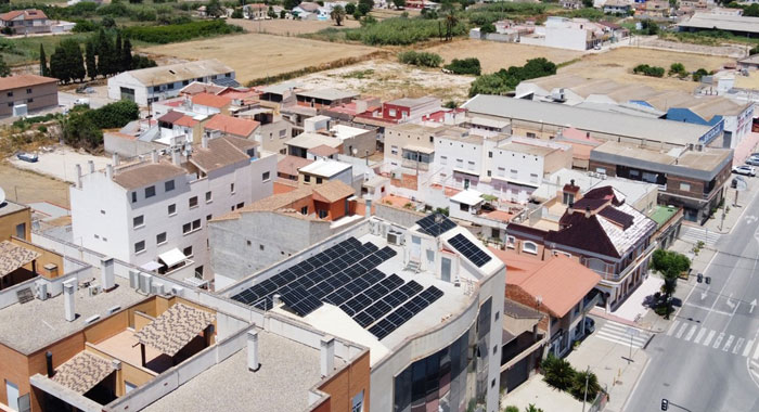 paneles solares para edificios