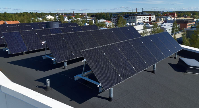 paneles solares para edificios